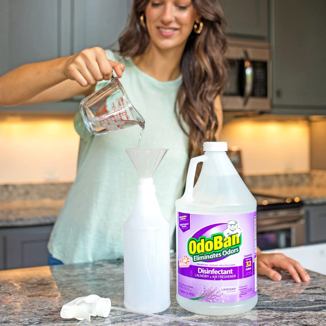 image:imageOdoBan Disinfectant Concentrate and Odor Eliminator 1 Gallon Citrus ScentPurple