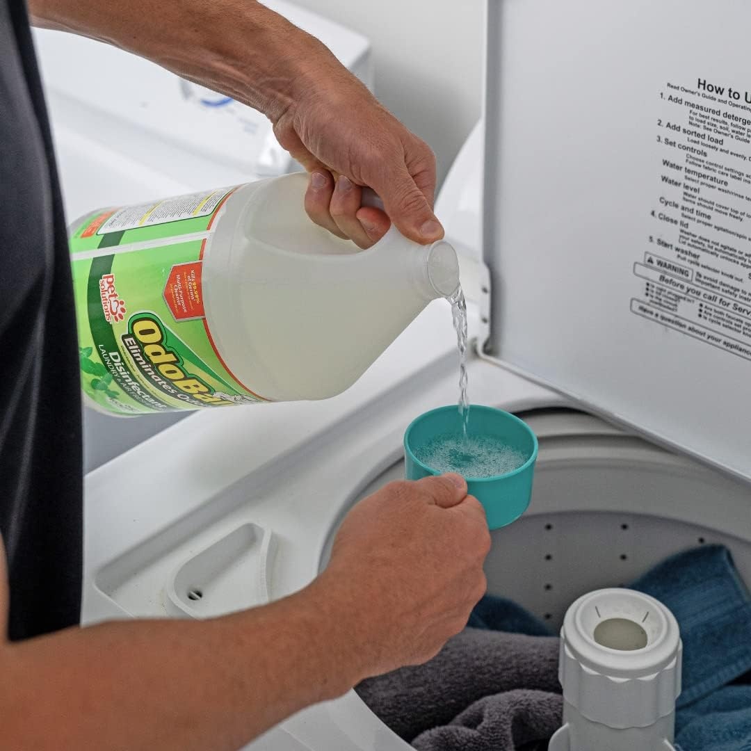 image:imageOdoBan Disinfectant Concentrate and Odor Eliminator Made in the USA Original Eucalyptus Lavender and Cotton Breeze Scents 3 GallonsEucalyptus