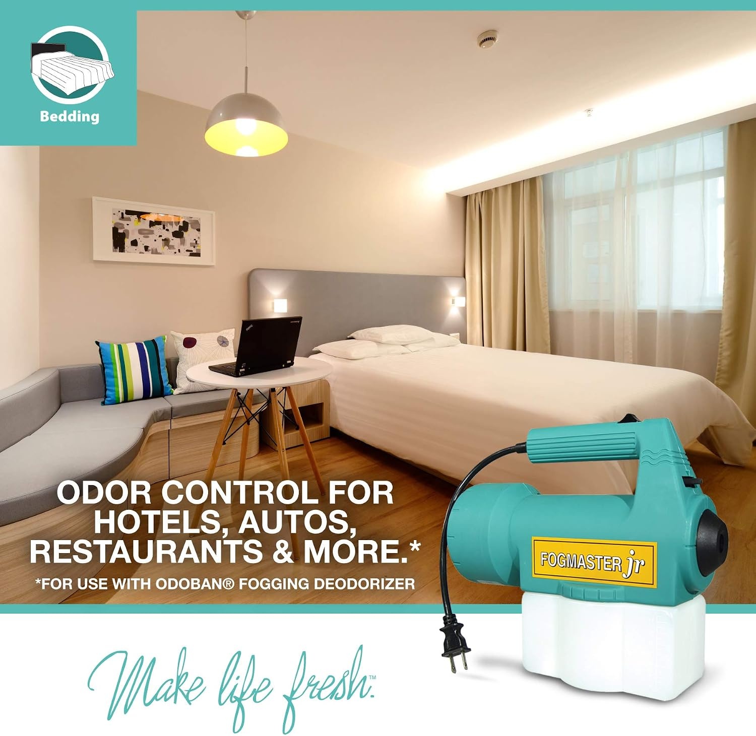 image:imageOdoBan Fogmaster Jr Electric Handheld Fogger and Liquid Air Freshener 1 Gallon Cherry ScentLavender
