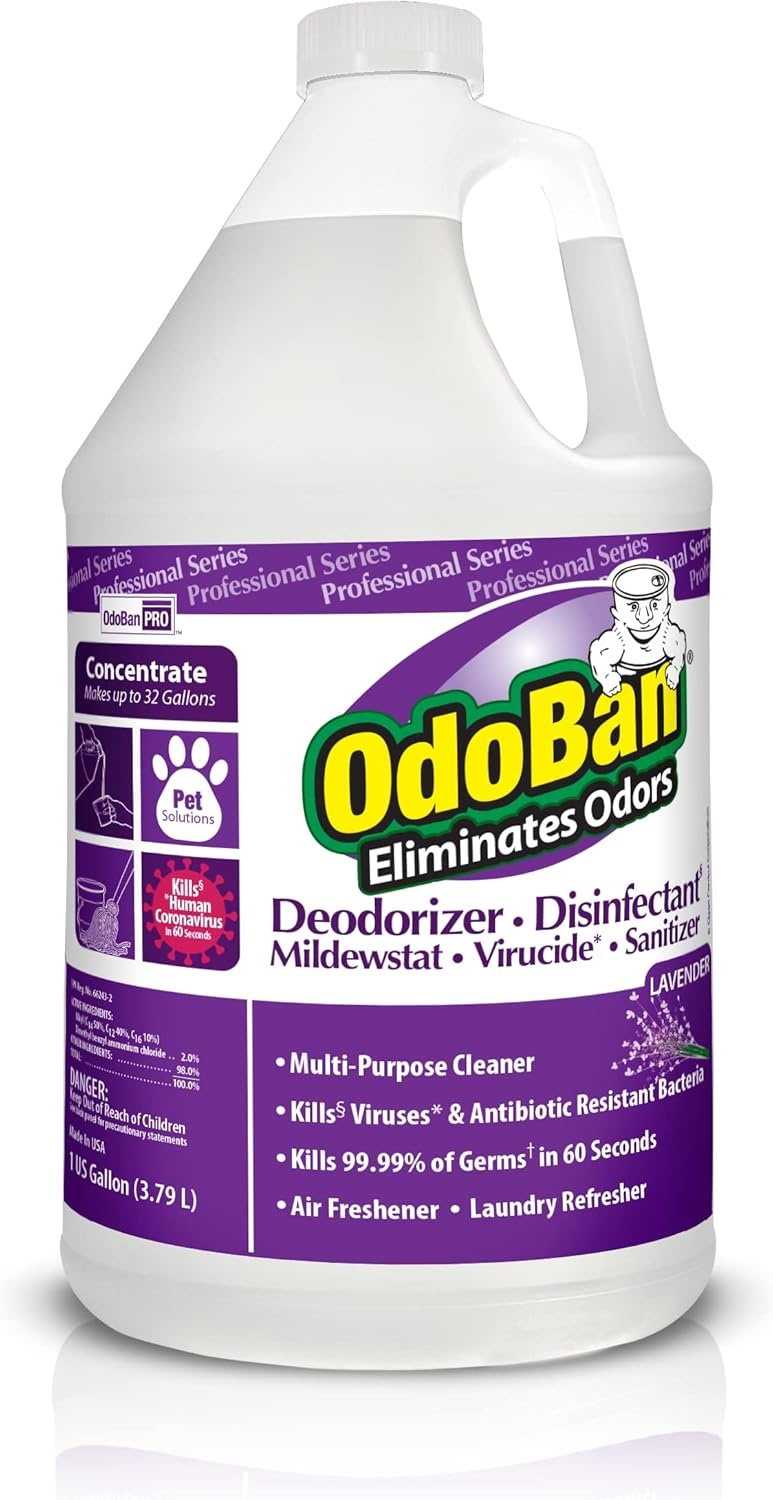 image:imageOdoBan Professional Disinfectant and Odor Eliminator Concentrate Made in the USA Original Eucalyptus Scent 1 GallonLavender