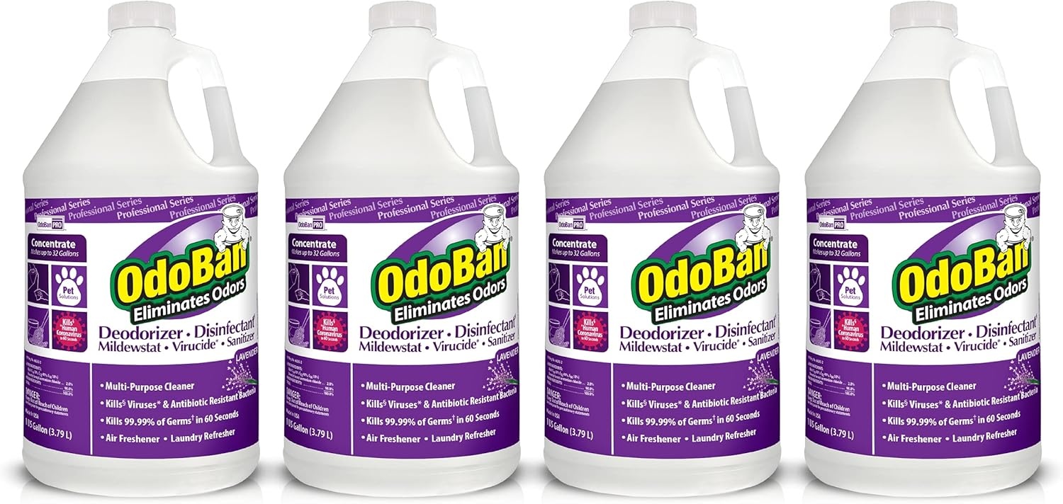 image:imageOdoBan Professional Disinfectant and Odor Eliminator Concentrate Made in the USA Original Eucalyptus Scent 1 GallonLavender