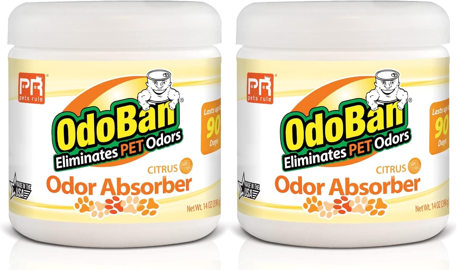 image:imagePets Rule OdoBan Solid Odor Absorber Air Freshener 3Pack 14 Ounce Jar Each Citrus ScentCitrus