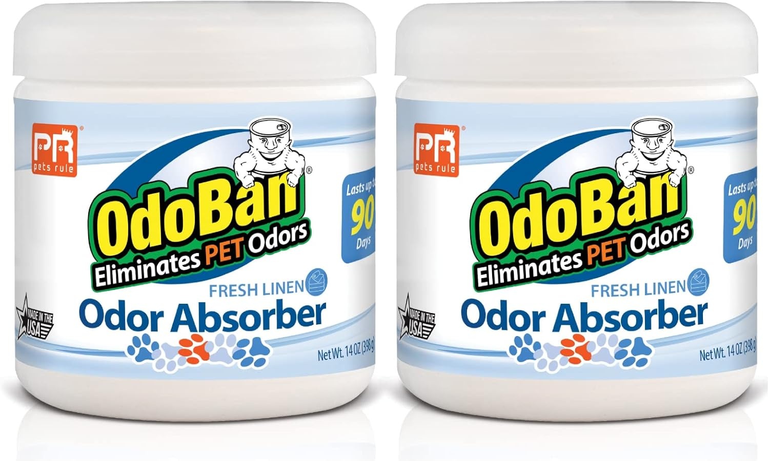 image:imagePets Rule OdoBan Solid Odor Absorber Air Freshener 3Pack 14 Ounce Jar Each Citrus ScentFresh Linen