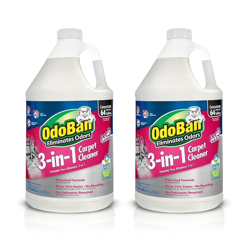 image:imageOdoBan 3in1 Carpet Cleaner Made in the USA Set of 2 1 Gallon Each