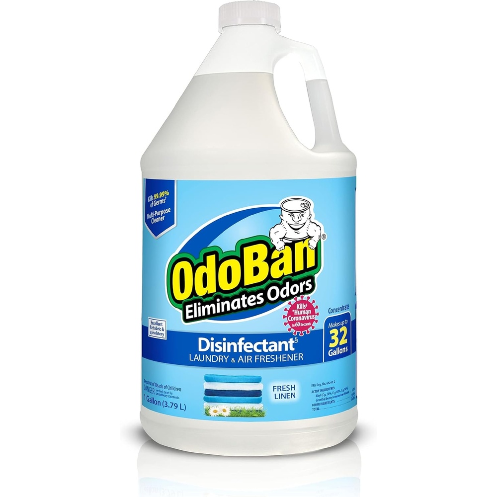 image:imageOdoBan Disinfectant Concentrate and Odor Eliminator 1 Gallon Fresh Linen Scent128 Fl Oz Pack of 1
