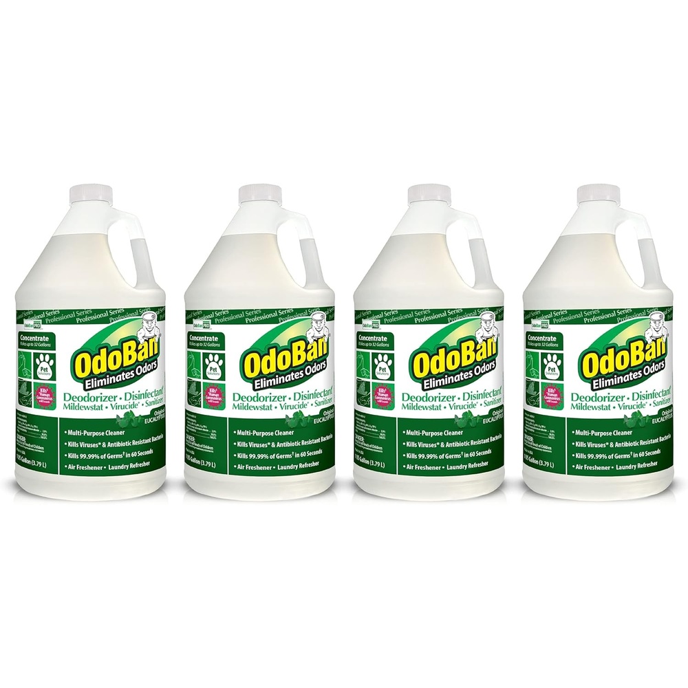 image:imageOdoBan Professional Disinfectant and Odor Eliminator Concentrate Made in the USA Original Eucalyptus Scent 1 GallonEucalyptus
