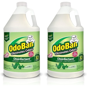 OdoBan Disinfectant Concentrate and Odor Eliminator, 1 Gallon, Fresh Linen Scent(2 Gallons)