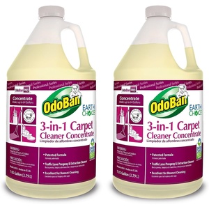 OdoBan Professional Series 3-in-1 Carpet Cleaner Concentrate, Made in the USA, Set of 2, 1 Gallon Each(128 Fl Oz (Pack of 2))