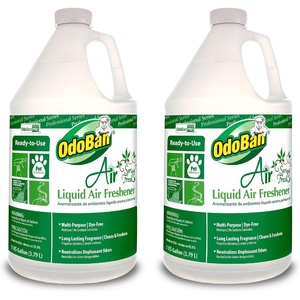 OdoBan Professional Series Ready-to-Use Air Lavender Liquid Air Freshener, Made in the USA, Lavender Scent, 1 Gallon(Spring Fresh)