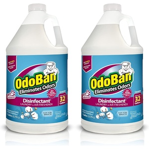 OdoBan Ready-to-Use Disinfectant and Odor Eliminator, Set of 3, 4 Ounce Travel Spray, 32 Ounce Spray, 1 Gallon Concentrate, Original Eucalyptus Scent(Cotton Breeze)