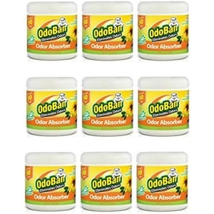 OdoBan Solid Odor Absorber Eliminator for Home and Small Spaces, Citrus Scent, 14 Ounces Each, 3-Pack(1 Count (Pack of 9))